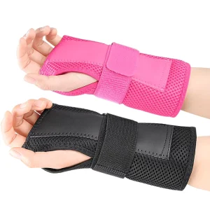 Fitness Sports Wrist Brace Tendon Sheath Splint Breathable Strap Wrap Adjustable Steel Plate Support