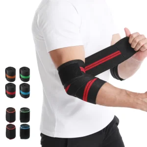 Fitness Weightlifting Bench Press Compression Bandage Wrapping Elbow Knee Pads Protection For Men And Women Elbow Support