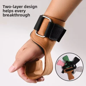 Fitness Wrist Guard Booster Belt Pull-up Weight Training Non-slip Wear-resistant Polyester Fibers Universal Fit