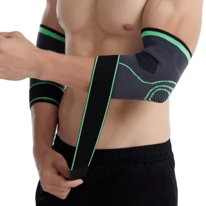 Flexible Adjustable Arm Splint Stabilizer Protector Elbow Brace Compression Support for Gym Weightlifting