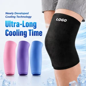 Flexible Leak Resistant Knee Ice Pack Sleeve For Sports Home Use Post Exercise Cooling Swelling Recovery Support