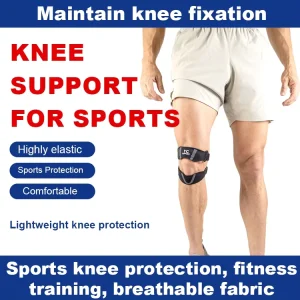 Flexible Thick Sports Knee Pads Breathable Non slip Professional protection Adjustable Knee Sleeves for Basketball Multi sport