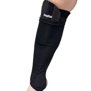 Football Shin Guard with Pocket Compression Calf Sleeve Sports Socks Soccer Leg Support Protector for Adult Teen Children