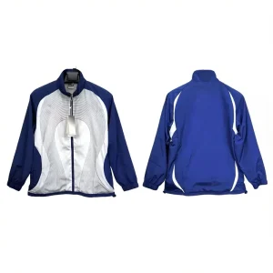 Football Training Jacket Wind Resistant Team Uniform Breathable Quick Dry Moisture Wicking Polyester Custom Logo
