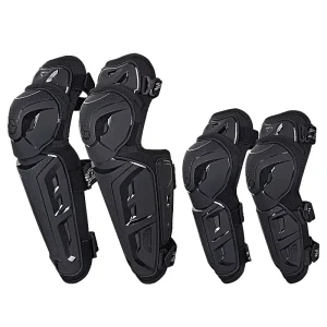 Four Piece Protective Gear for Motorcycles Elbow and Knee Guards to Prevent Falls and Racing Equipment