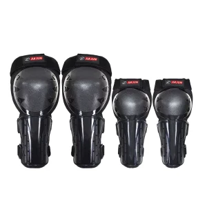 Four-Piece Soft Polyester Cotton Knight Off-Road Gear Set Motorcycle Knee Elbow Leg Motocross Protectors Children’s Crawling