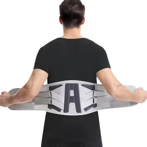 Four Seasons Back Support Belt Breathable Lumbar Brace with Steel Plate Stabilizer Adjustable Reinforced Waist Support