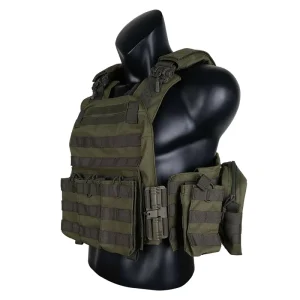 Full Body Protective Molle Tactical Plate Carrier Vest Quick Release Outdoor Safety Product