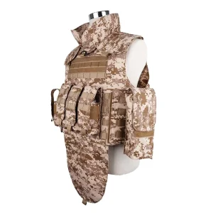 Full Body Safety Product High Density Oxford Vest UHMWPE Fiber Multifunctional Tactical Gear Suit Plate Carrier Protection