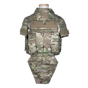Full Coverage Stab Proof CP Armor Laser Molle Combat Tactical Fully Body Protective Vest Plate Carrier