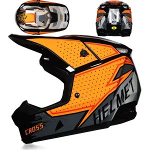 Full Face ABS Safety Helmets for Electric Car Motor Off-road Racing Dirt Bike MTB Motorcycle Motocross