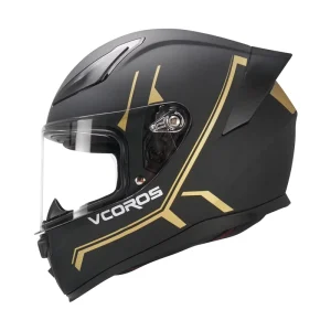 Full Face Motor Cycle Helmet VF103 ABS Unisex Motorcycle Helmets Head Guard Safty Helmet with Visor ECE and DOT Approved