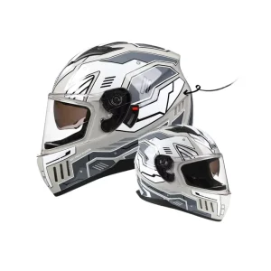 Full Face Motorcycle Helmet Dual Visor
