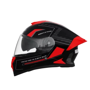 Full Face Motorcycle Helmet High Definition Dual Lens Motorcycle Comfort Cotton Lining Head Effective Ventilation