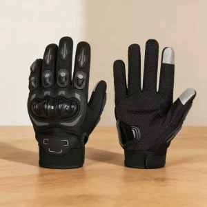 Full Finger Gloves Microfiber Motorcycle Motocross Bicycle Racing Outdoor Breathable Protective Gear Gloves