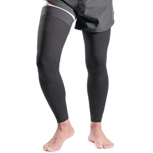 Full Leg Compression Sleeve High Elastic Long Knee Brace Thigh Calf Support Breathable Professional Cycling Leg Knee Sleeve
