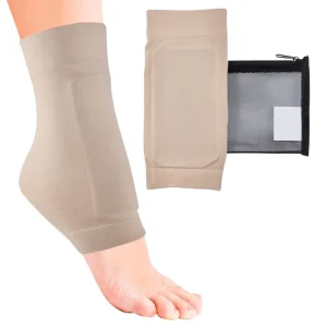 Gel Sleeves Padded Skate Socks to Cushion and Protection the Skate Bite Area for Ice Skating Hockey Roller Skiing or Boots