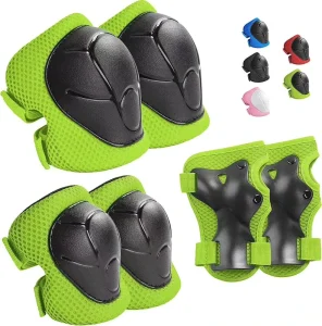 Girls Boys Skating Cycling Bike Rollerblading Scooter Toddler Protective Gear Set Kids Elbow Knee Pads Wrist Guards