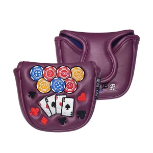 Golf Headcover in Stock New Design High Quality Soft Durable Elastic Band Luxury Synthetic Knitted Wool Golf Headcover