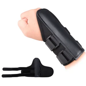 Golf Swing Wrist Guard Training Aid with Posture Correction Wrist Band Practice Tool Neoprene PU Leather