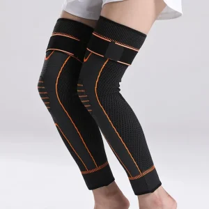 Good Price High Quality Long Knee for Outdoor Sports Protection Knee Pads Polyester+Spandex+Velcro Knee Pads