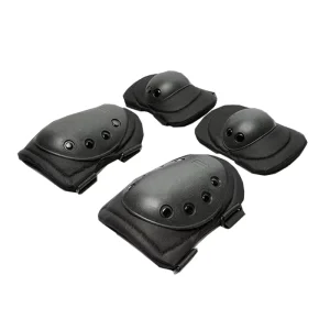Guards Set Cycling Sports Protective Gear Tactical Combat Knee and Elbow Support Pads