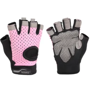 Gym Running Exercise Nylon Half Finger Sports Fitness Mittens Wrist Guards Outdoor