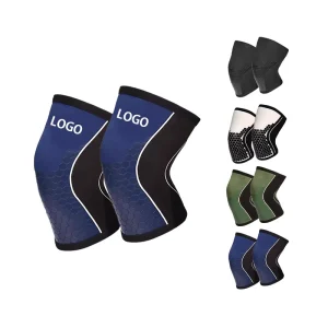 Gym Squat Training 7mm Neoprene Knee Support Brace Anti Slip Neoprene Knee Sleeves Elastic Weightlifting Knee Pads Protection