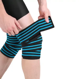 Gym Training Weight Lifting Knee Pads Elastic Breathable Bandages Sports Knee Pads