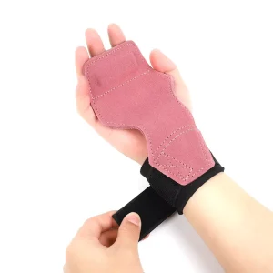 Gymnastic & Weight Lifting Anti Slip Soft Protection Hand Guards Leather Palm Grips