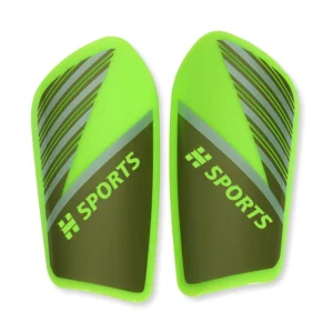 H Sports Custom Logo Soccer Shin Guards EVA Plastic Composite PP&EVA Basic Protection Pull On Closure Adult Unisex