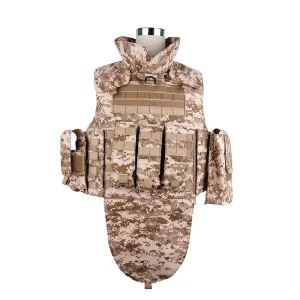 H Win Full Body Safety Product High Density Oxford Vest Uhmwpe Fiber Multifunctional Tactical Gear Suit Plate Carrier Protection