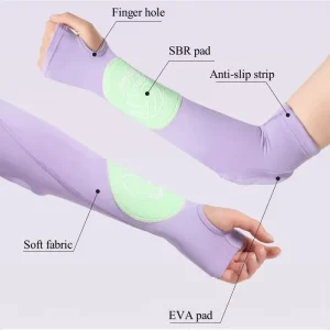 HB036 Padded Volleyball Wrist Support Sleeves, 1 Pair