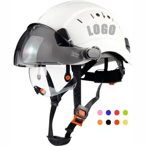 HBC ABS Construction Rescue Helmet Hard Hat Industrial Protective Working Climbing Safety Helmet With Visor Mining