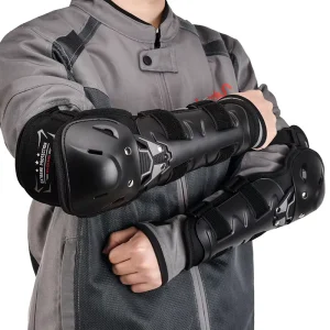 HBG 2122 Custom Motorcycle Knee Elbow Motocross Skating Knee Protectors MTB Riding Protective Gears Pads Protection 4 Pcs