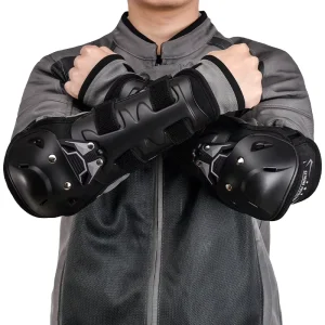 HBG 2122 Motorcycle Knee Elbow Motocross Skating Knee Protectors Custom Riding Protective Gears Pads Protection 4 Pcs