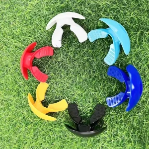 HUACHEN Custom Soft EVA Hexagon Print Mouth Guard for Boxing and Football with Safety Protection