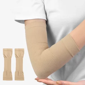 HWE-0073#Sports Pressure Sleeve Elbow Protector Four-sided Compression Fitness Arm Sleeve Joint Warm Elbow Protector
