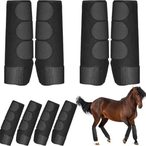 HWK-0087 Professional Horse Racing Gear Neoprene Leg Guards Anti-Collision Protective Horse Leggings Stabilizer