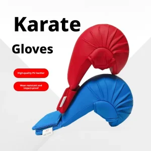 Half Finger Karate Boxing Gloves Kids Adults Training Competition Fitness Foam Hand Protector Unisex