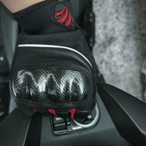 Half Finger Motocross Gloves Summer Racing Motorbike Cycling Gloves Breathable Material Outdoor Casual