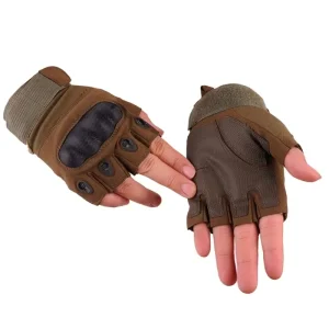 Half-Finger Tactical Gloves Outdoor Protective Gear for Fitness Motorcycle Riding Shooting Hunting Training Sports