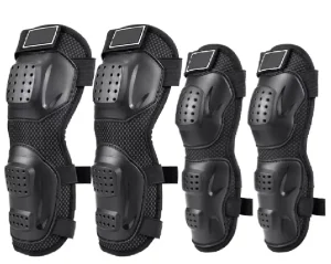 Hard Shell Protective Gear for Motorcyclists Racing Motocross Off Road Protector with Knee Pad and Elbow Guard
