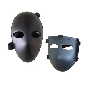 Head Mounted Aramid Ballistic Half Face Full Face Tactical Protective Face Shield Ballistic Facial Mask