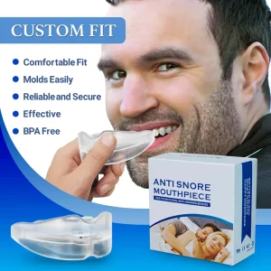 Healthcare Supply Lightweight Soft Silicone Anti Snore Mouthpiece