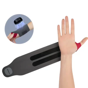 Heated Vibration Massage Wrist Guard EMS Low Frequency Pulse Rehabilitation Wrist Injuries Stroke Hemiplegia Wireless