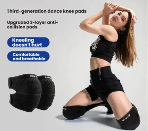Heavy Duty Fitness Safety Breathable Thickened Anti Collision Polyester Lightweight Knee Pads for Outdoor Sports Running