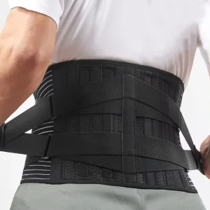Heavy Lifting Lower Lumbar Support Lower Back Support Belt Adjustable Back Belt for Workout Back Pain Relief