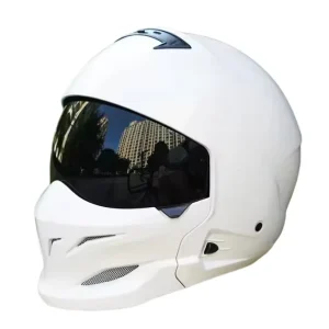 Heyue DOT ECE Certified Retro Full Face Motocross Motorcycle Helmet Dual Visor Quick Release Closure ABS Graphic Design New All