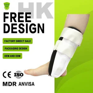 High Ankle Brace with Custom Logo Neoprene Nylon Cotton Rubber Breathable and Soft Adjustable Protection